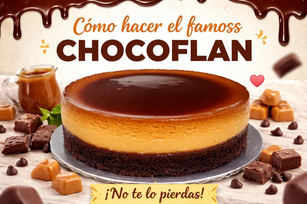Delicioso CHOCOFLAN listo para disfrutar en un plato