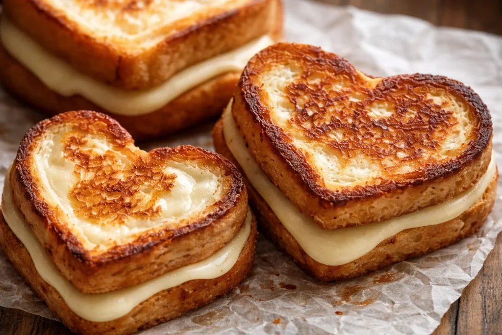Mini corazones de queso a la parrilla, perfectos para una deliciosa receta