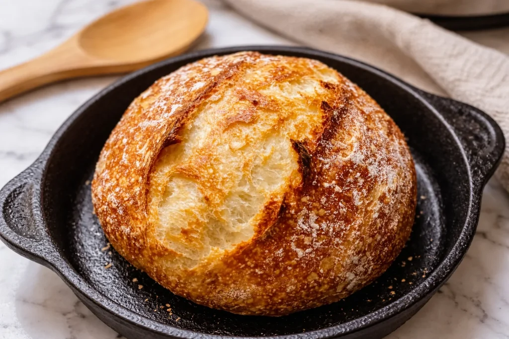 Pan recién horneado en freidora de aire, listo en 30 minutos