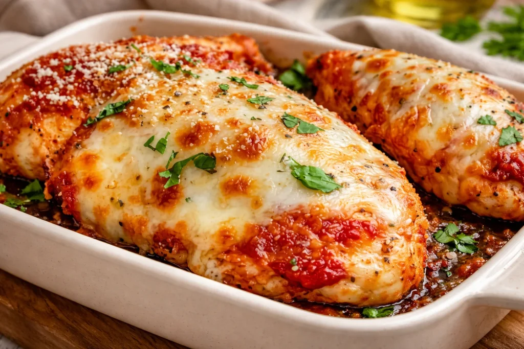 Pollo empanizado jugoso y horneado en freidora de aire, opción saludable