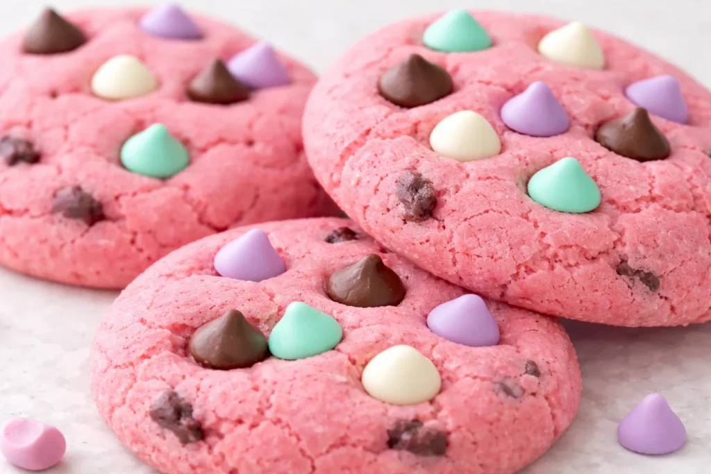 Deliciosas galletas de fresa para San Valentín decoradas con amor.