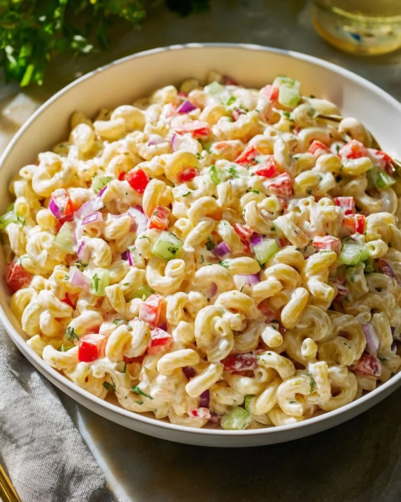 Ensalada de macarrones de Gordon Ramsay, fresca y deliciosa