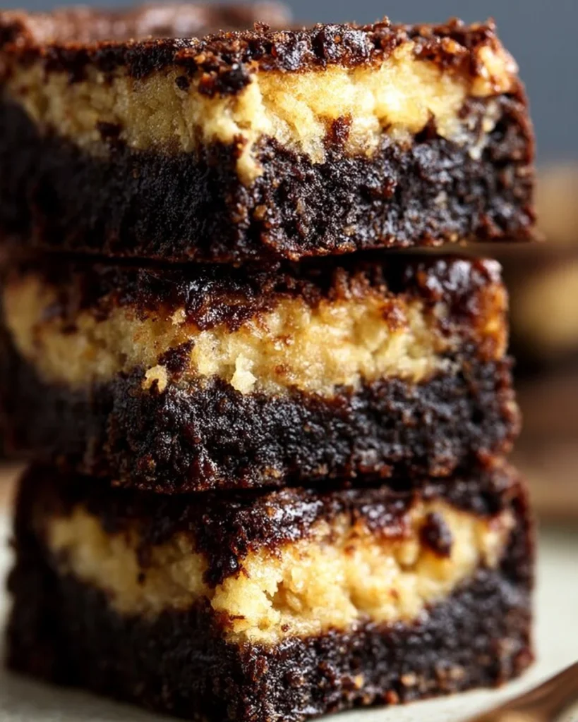 Receta de brownies de blondie de yogur griego, deliciosos y saludables.