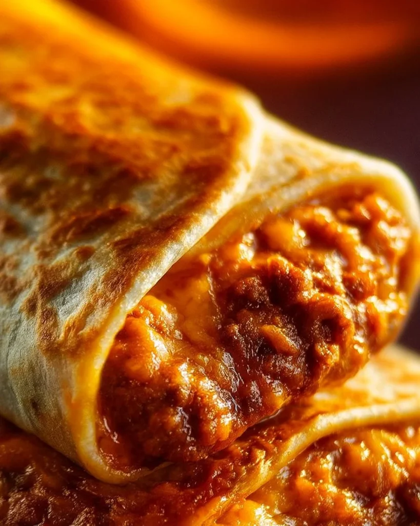 Chimichangas de Carne de Res y Queso crujientes y deliciosas