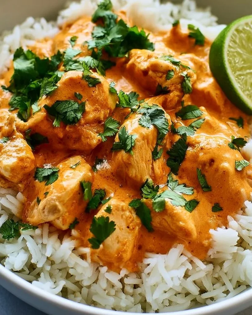 Plato de Arroz con Pollo al Coco, cremosidad en cada bocado