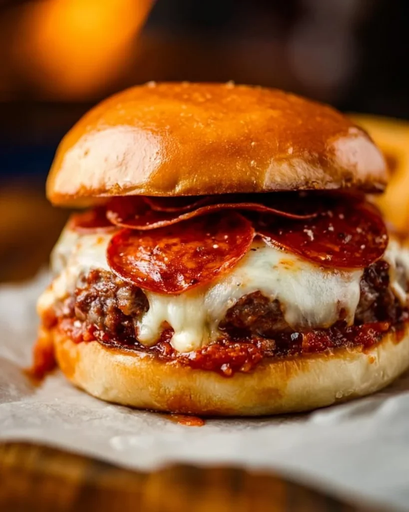 Pizza Hamburguesas: fusión irresistible de pizza y hamburguesa.