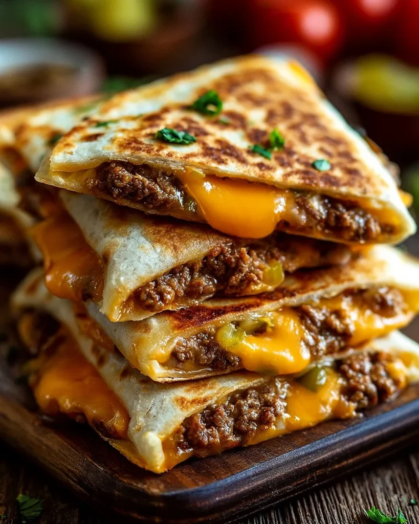 Quesadillas Smashburger con ingredientes frescos y sabrosos