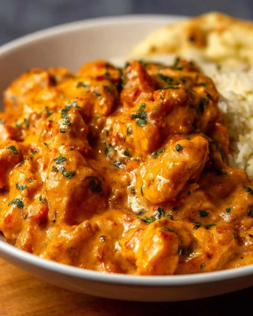 Receta fácil de pollo a la mantequilla casera