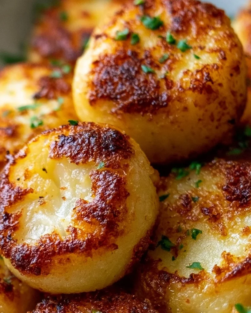 Bocaditos de puré de papas cargados, tapa deliciosa y fácil de preparar.