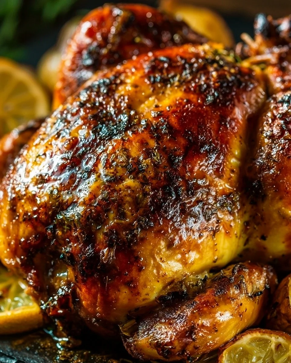 El Ultimate Pollo Cornish Asado en Sartén de Hierro Fundido