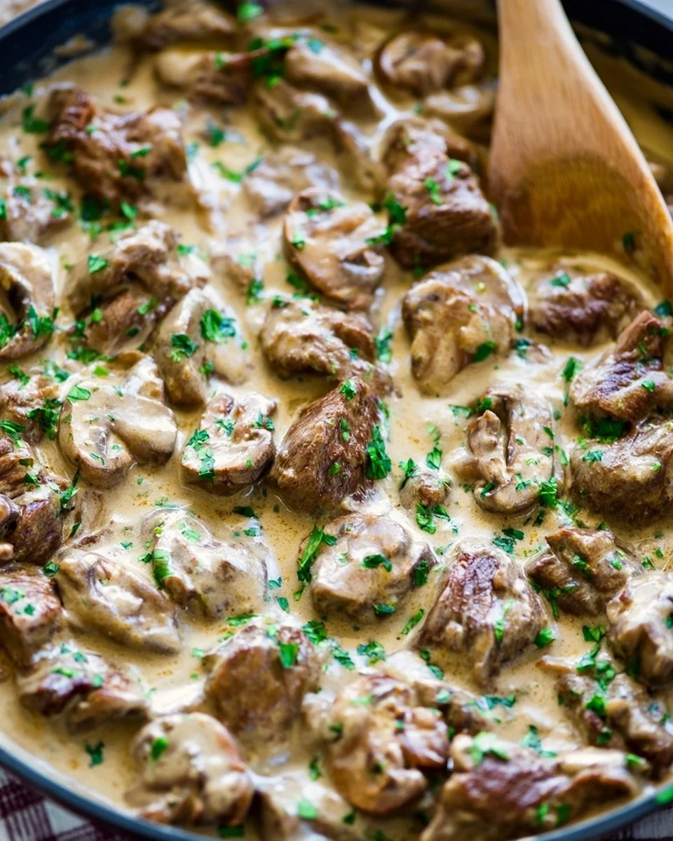 Estofado Clásico de Res Stroganoff