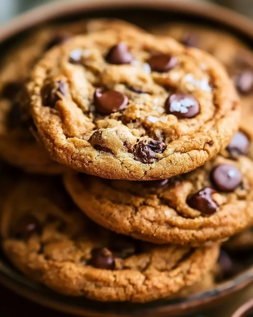Galletas con chispas de chocolate al estilo Subway recién horneadas