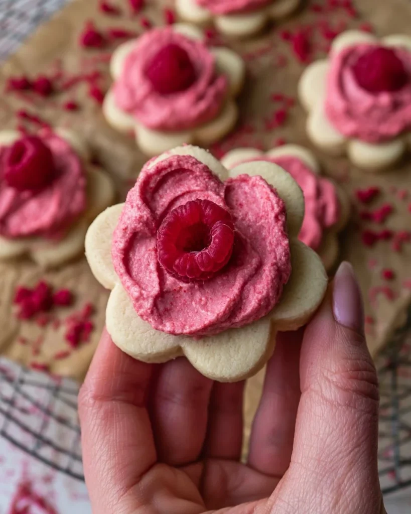 Galletas de azúcar cortadas suaves decoradas con colores vibrantes
