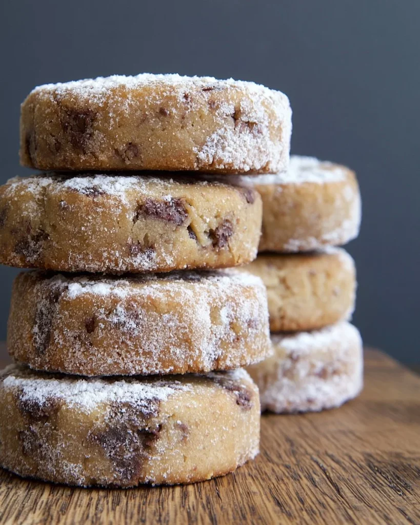 Galletas de mantequilla con café espresso en un plato