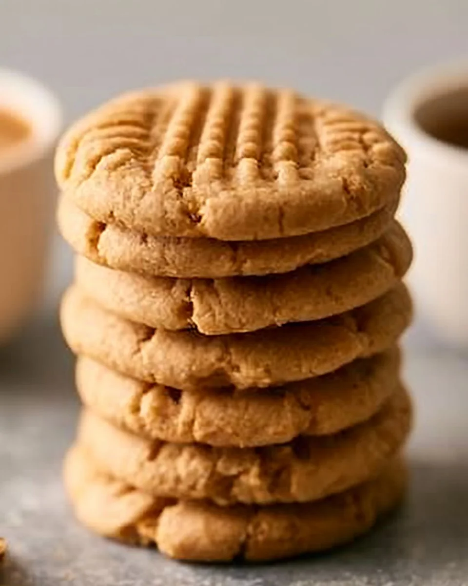 ¡La MEJOR receta de galletas de mantequilla de cacahuate suaves!