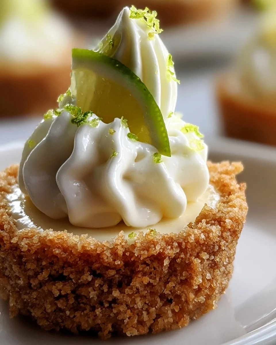 Mini Tartas de Limón Key Sin Hornear Celestiales