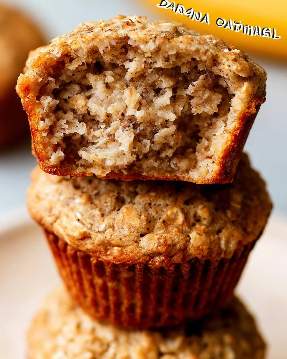 Muffins de Avena y Plátano