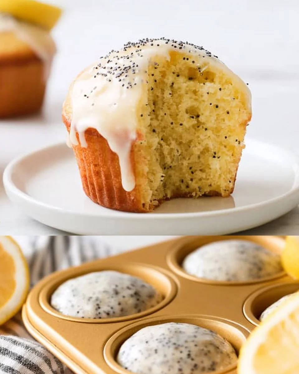 Muffins de Semilla de Amapola con Limón