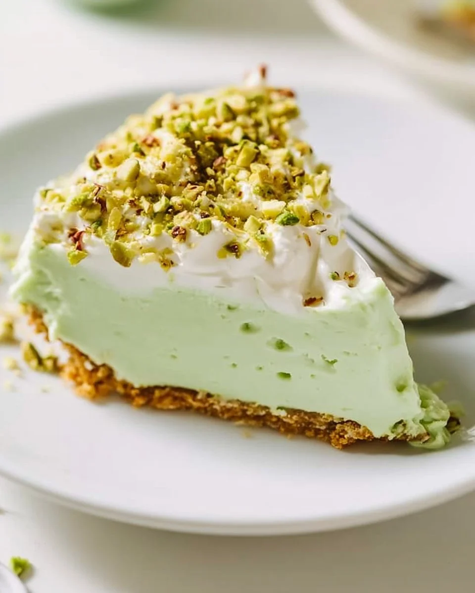 Pastel de Pistacho Sin Hornear