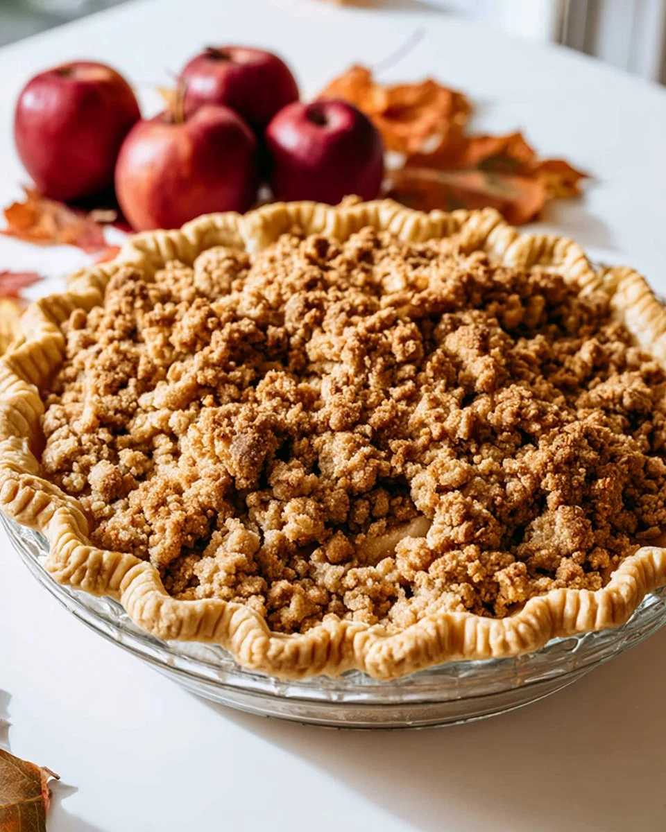 Tarta de Crumble de Manzana Holandesa