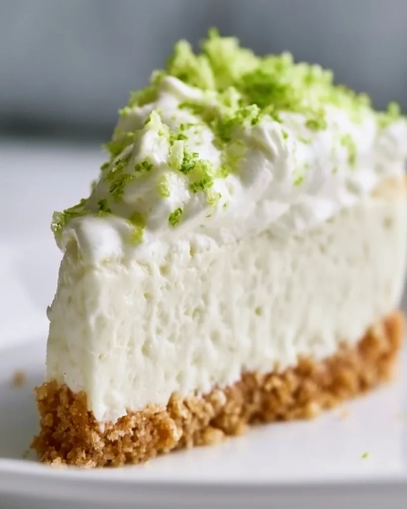 Tarta de Lima sin hornear con leche condensada, un postre refrescante y fácil