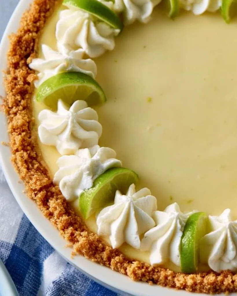 Tarta de Limón fácil sin hornear, ideal para postres caseros
