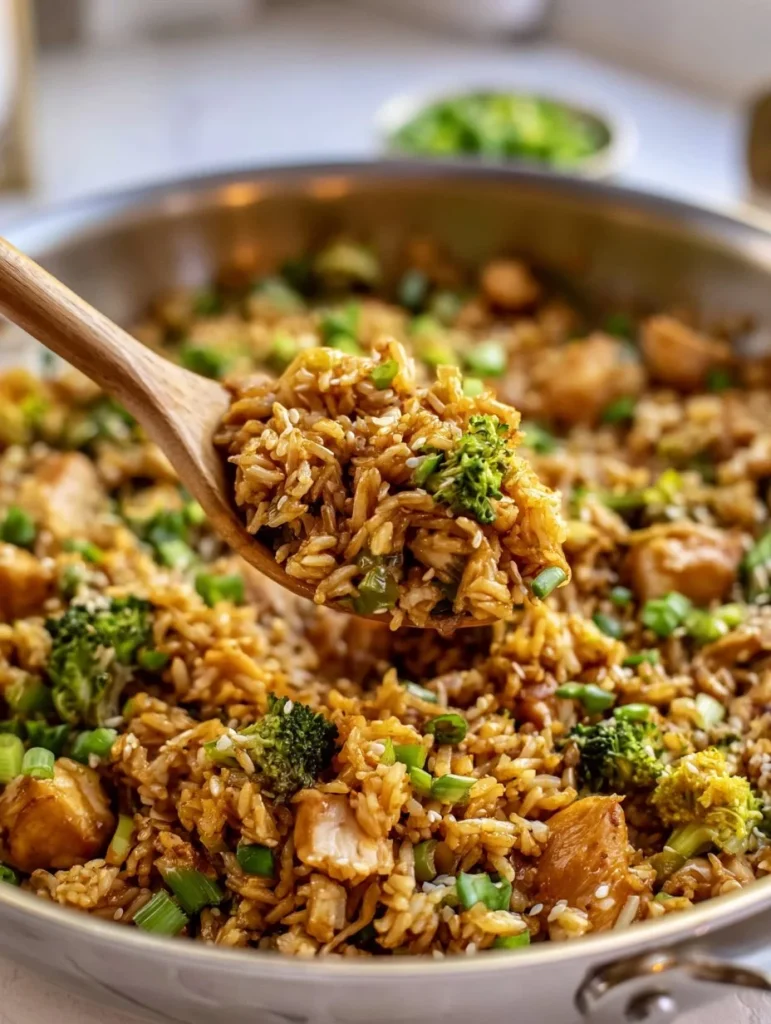 Arroz frito teriyaki con pollo, una deliciosa receta de FlirtyFood