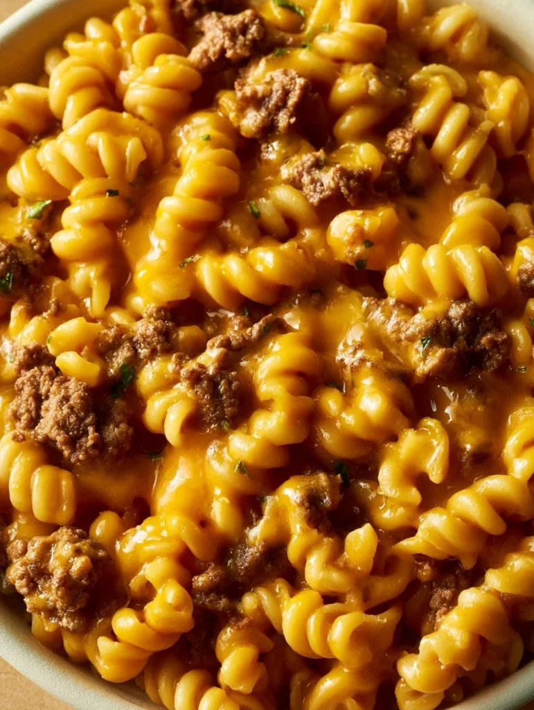 Deliciosa hamburguesa con queso fundido y ingredientes frescos.