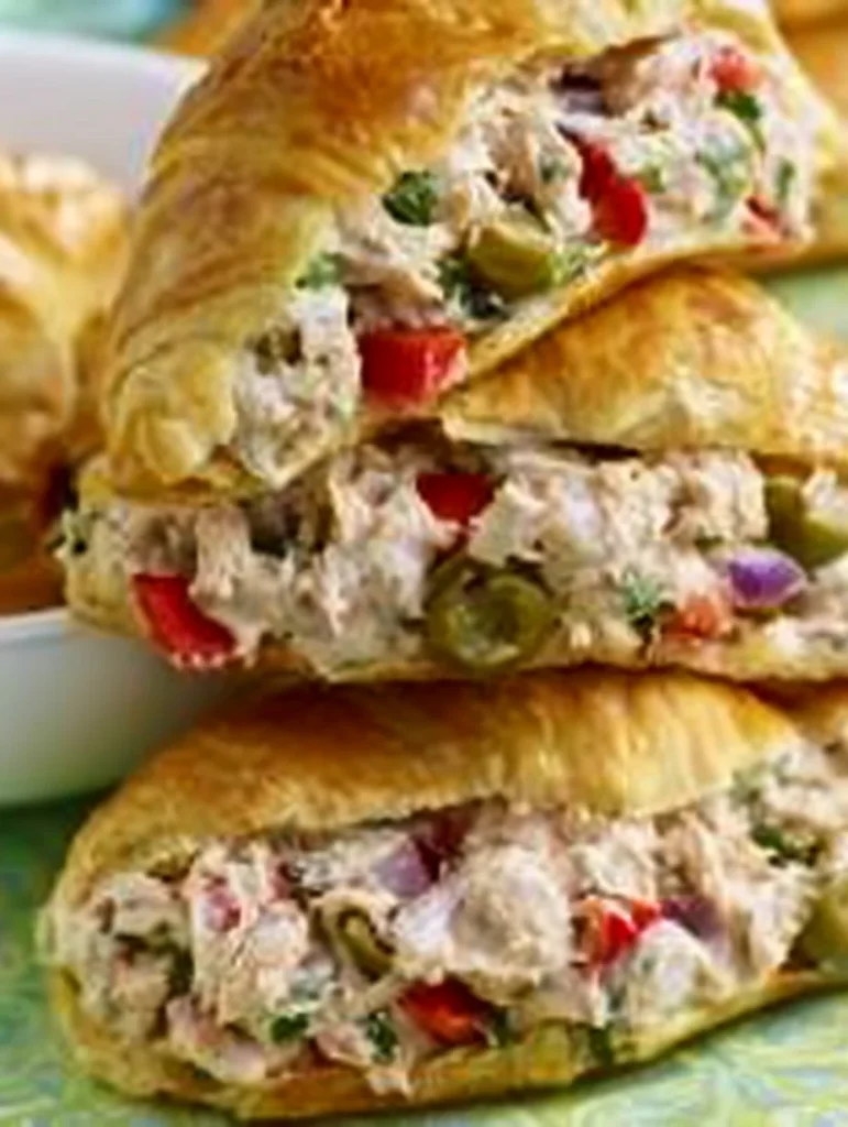 Ensalada de atún italiana fresca y colorida en un plato