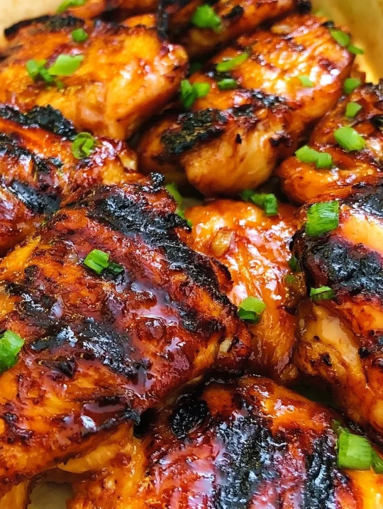 Pollo Aloha a la parrilla servido con guarniciones frescas y tropicales.