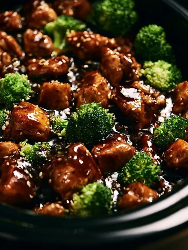 Plato de Pollo Teriyaki Fácil con salsa y guarniciones