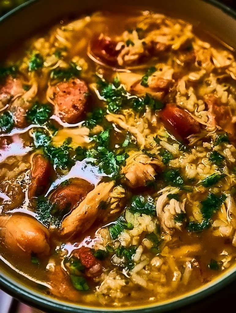 Receta de Cazuela de Pollo del Sur con ingredientes frescos y sabrosos.