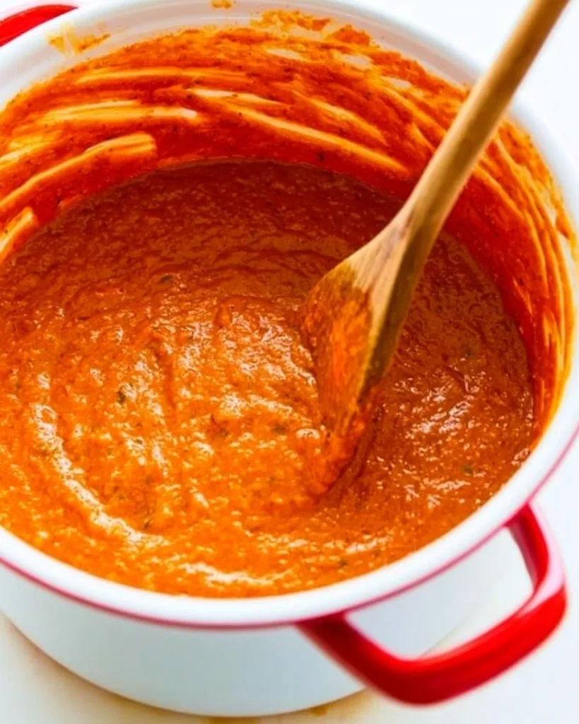 Receta de salsa marinara casera con tomates frescos