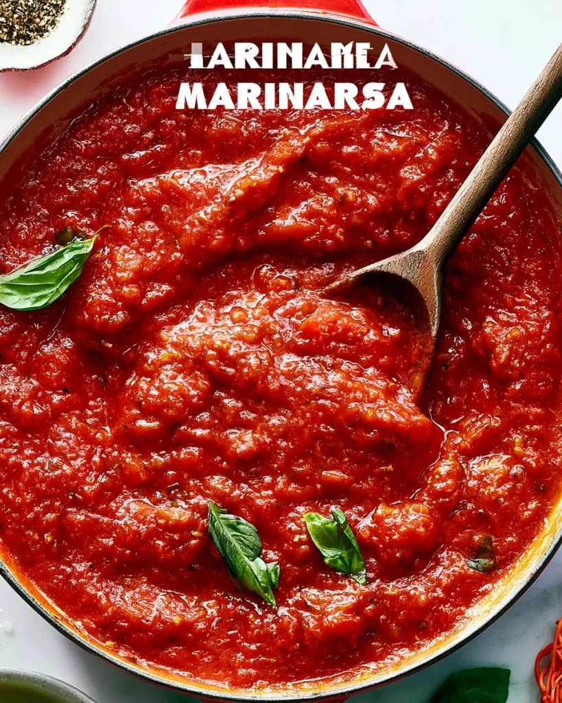 Receta de salsa marinara fácil y auténtica para platos caseros