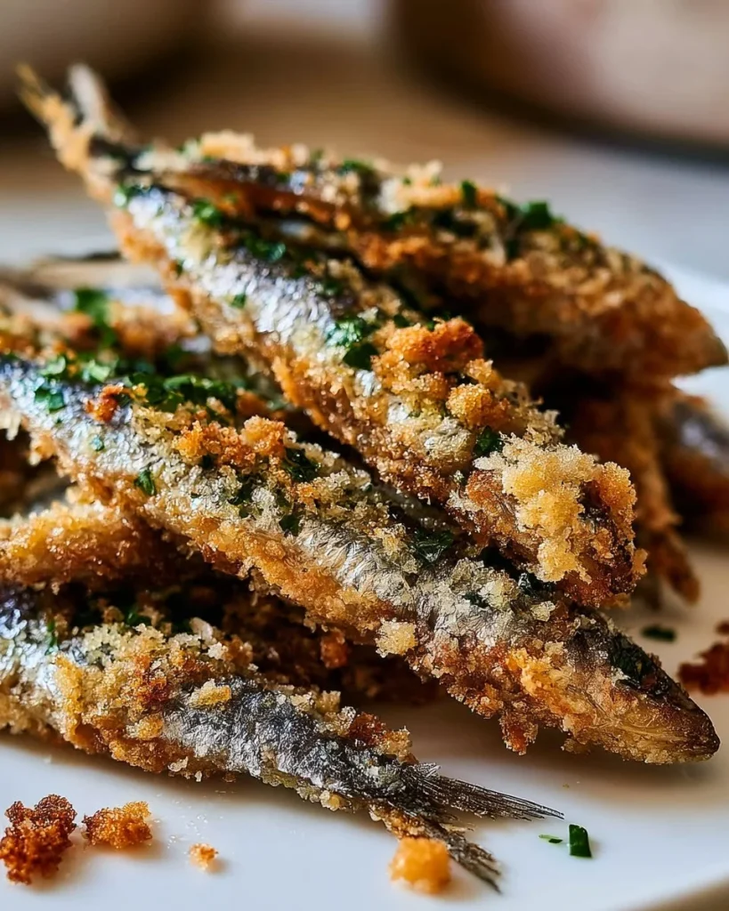Sardinas a la Italiana con Costra, receta deliciosa y fácil de preparar.