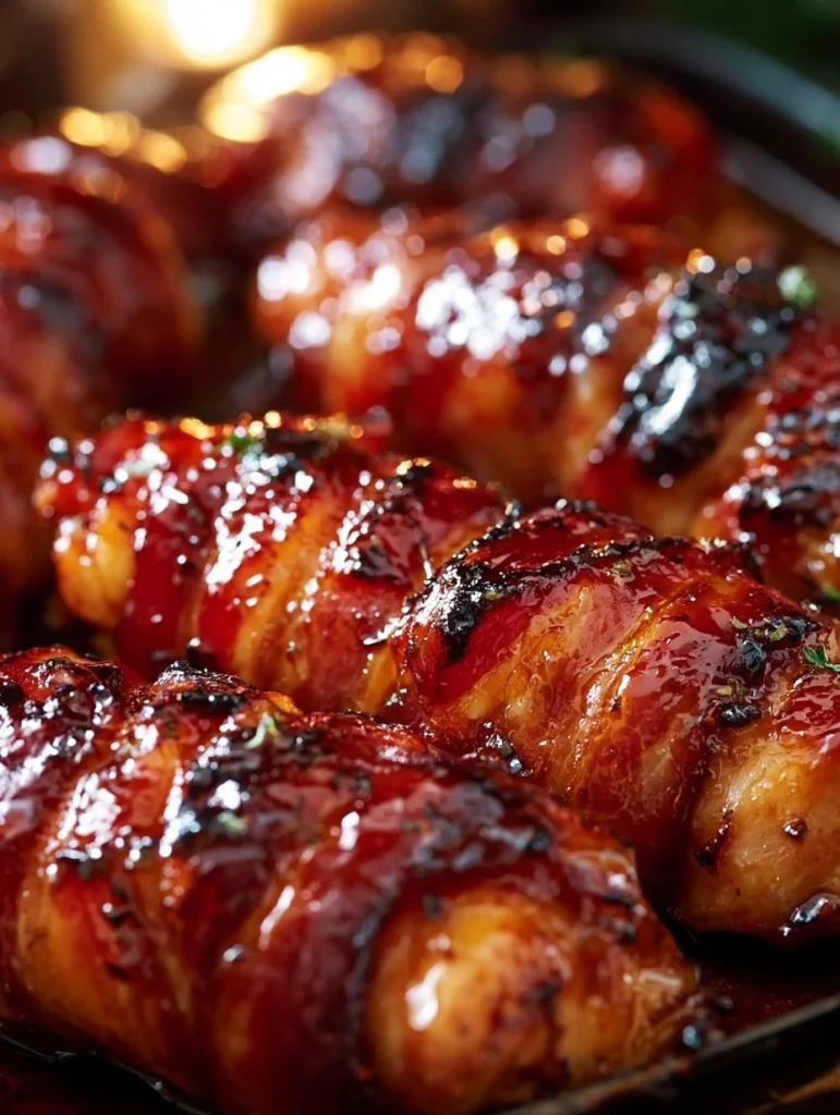Receta de tiras de pollo con bacon y azúcar moreno
