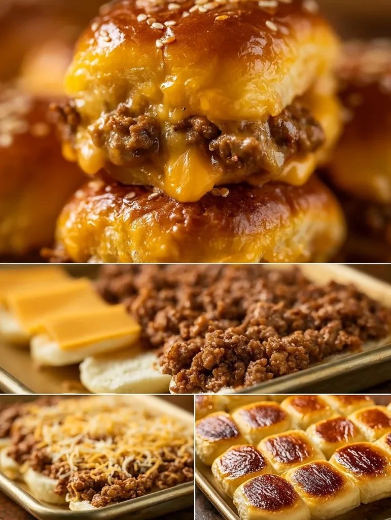 Receta fácil de cheeseburger sliders lista en 30 minutos