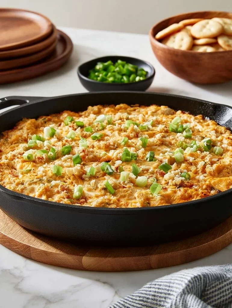 Dip de Pollo Buffalo de Frank's RedHot® en un cuenco listo para servir
