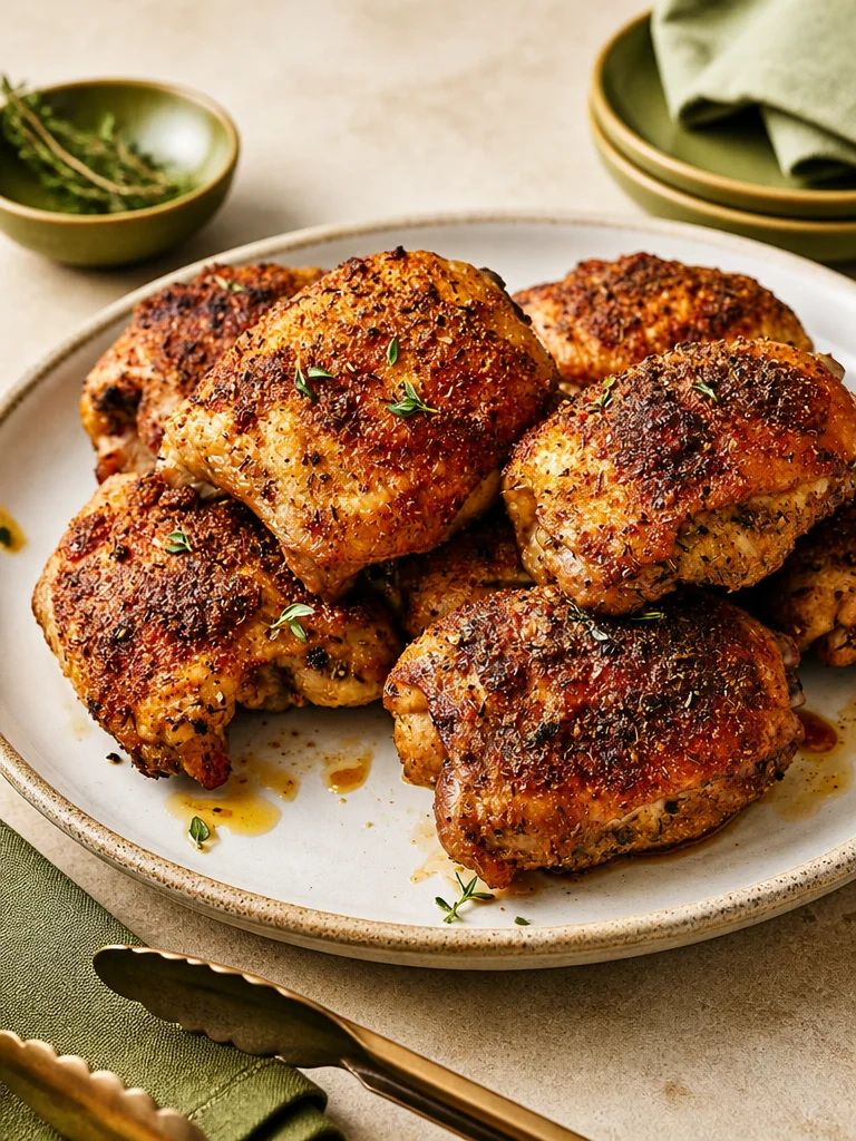 Mejores Muslos de Pollo al Horno
