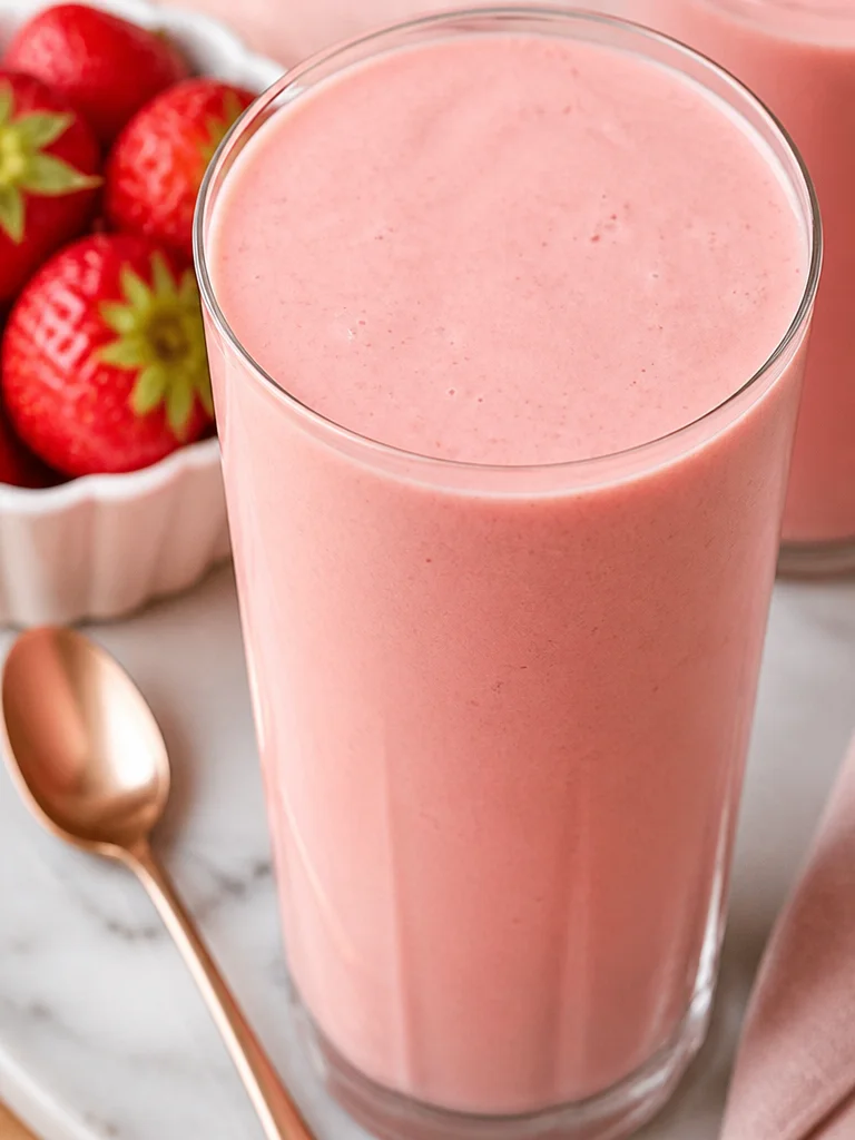 Batido de frambuesa y naranja rico en vitaminas para un impulso energético