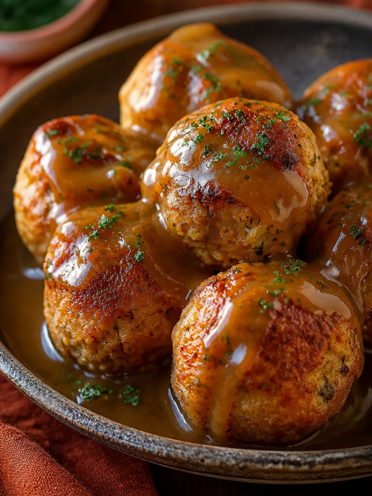 Bolas de Relleno de Acción de Gracias