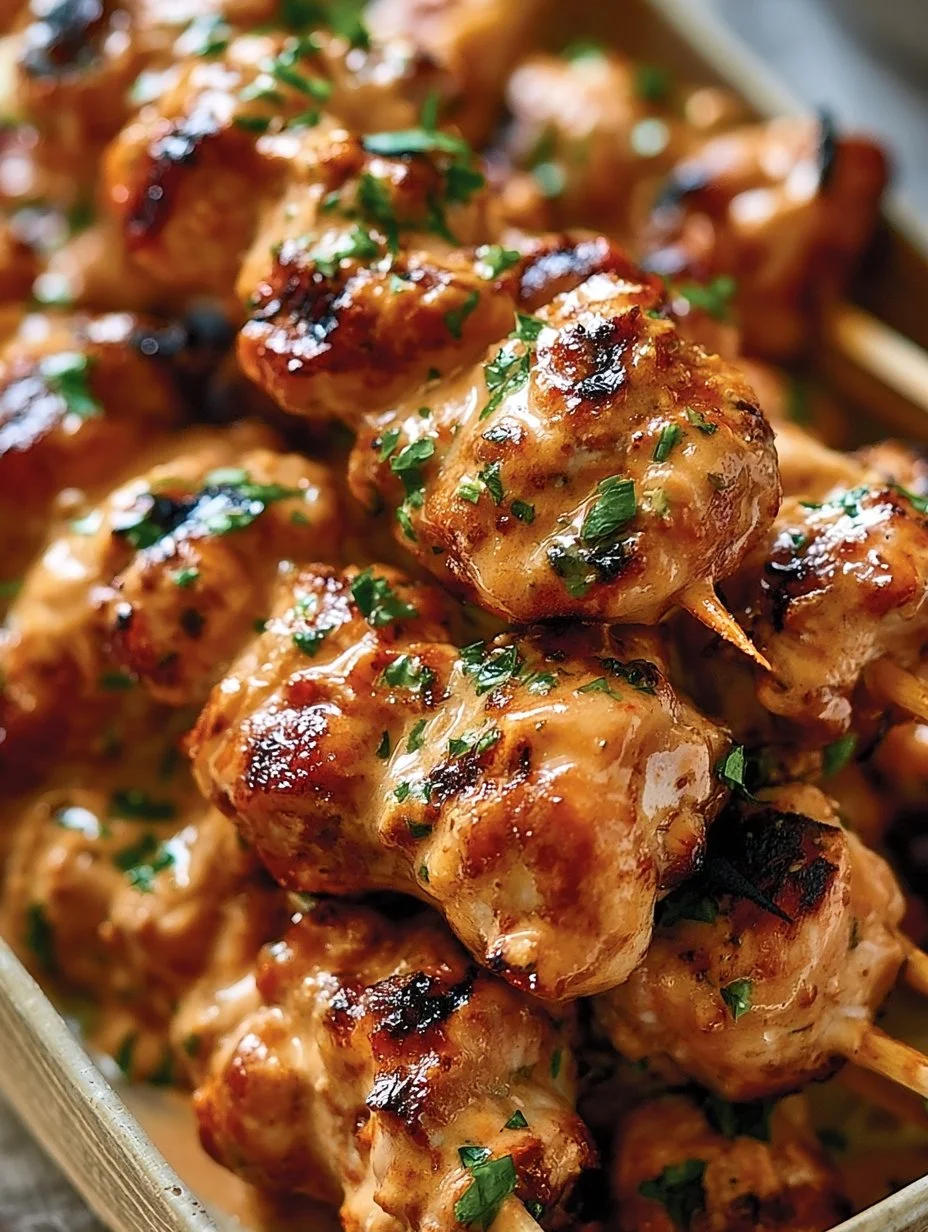 Brochetas de Pollo Bang Bang