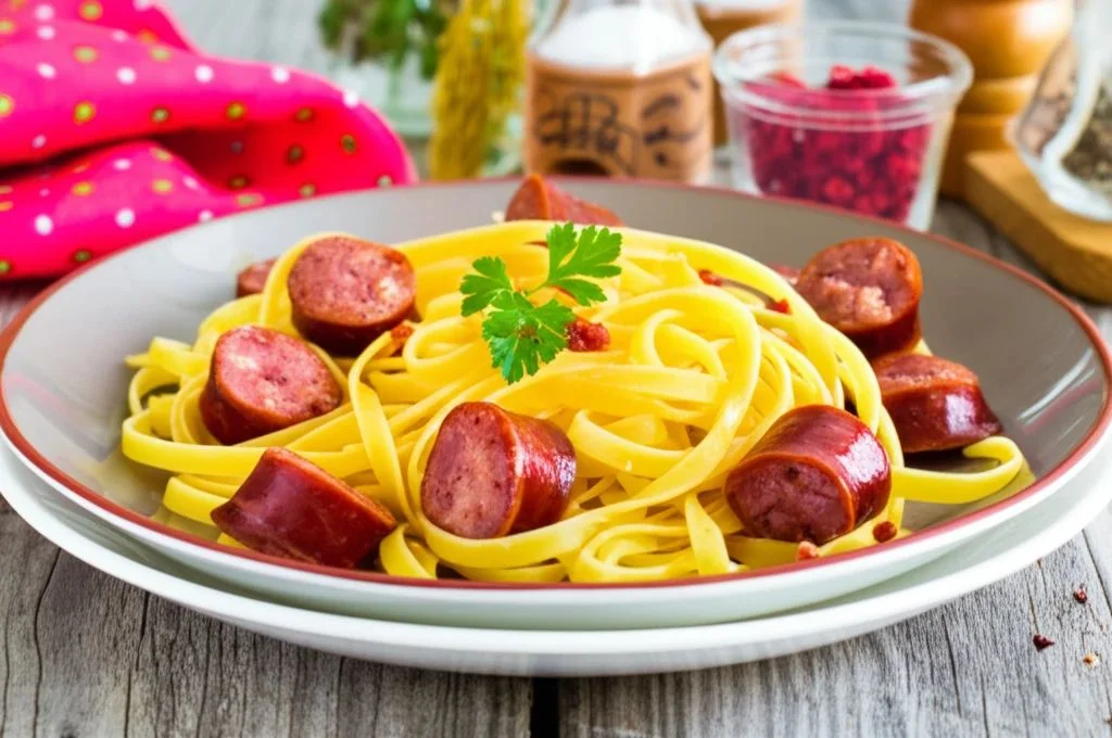 Butifarra Catalana con pasta