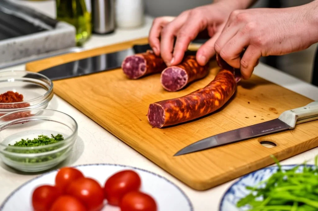 Butifarra Catalana con pasta