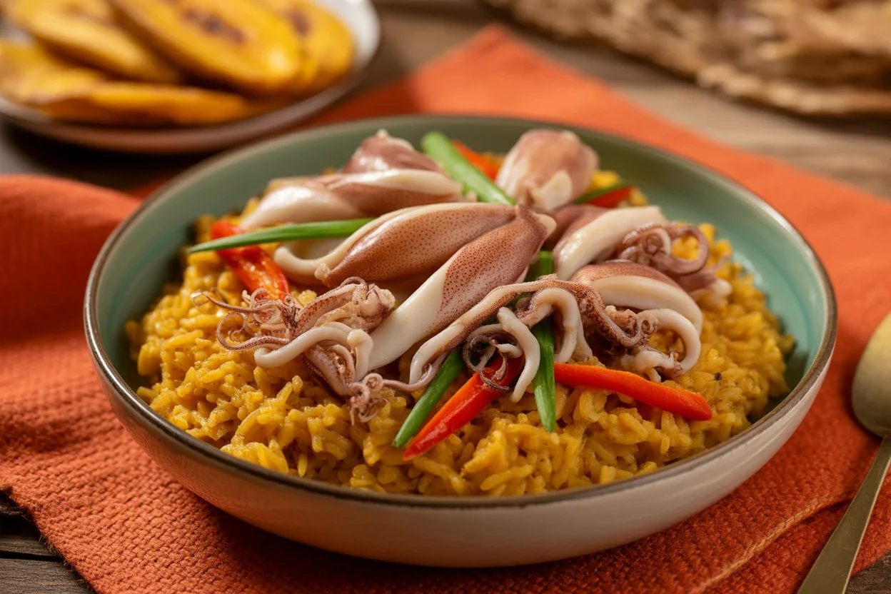 Calamares con arroz