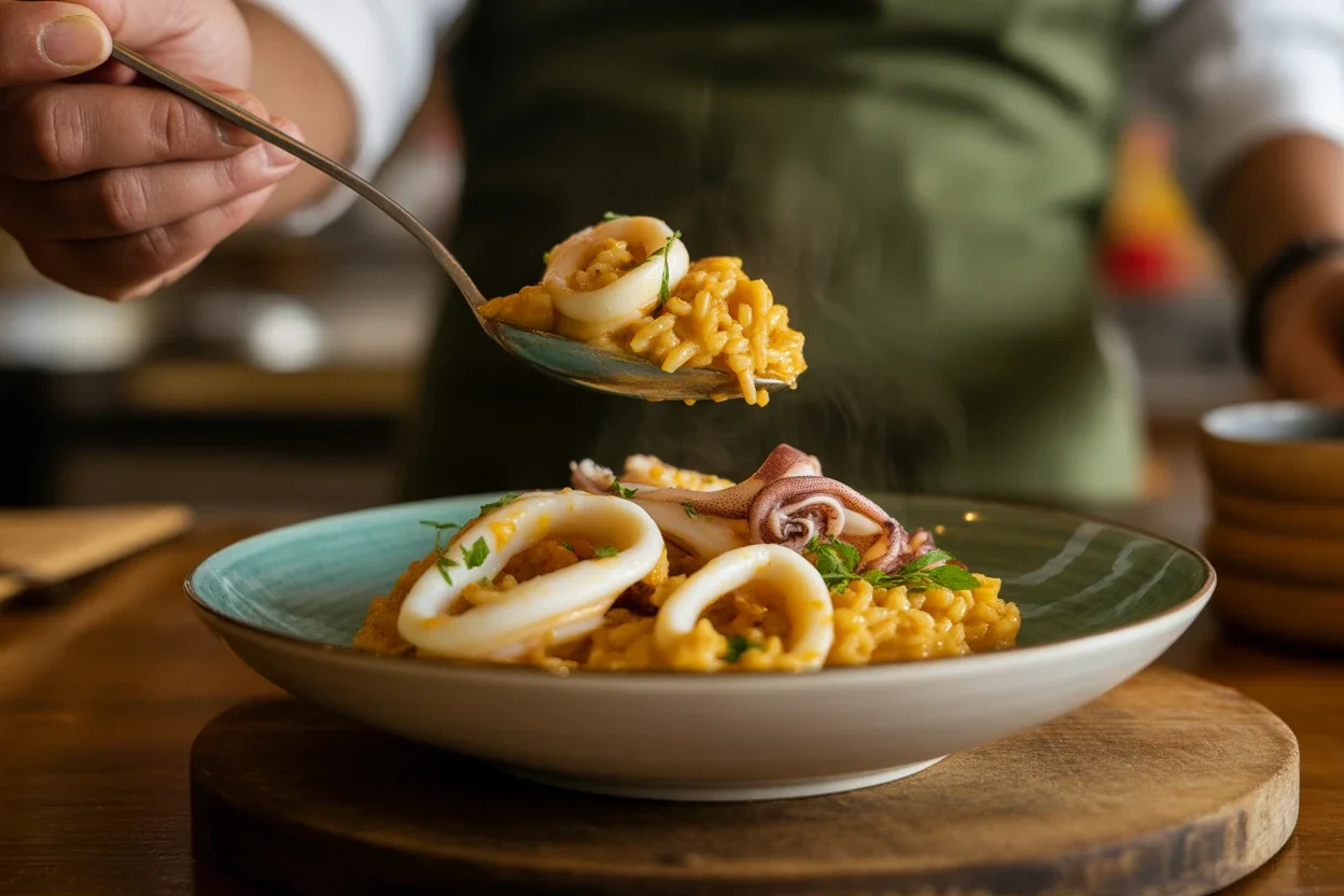 calamares con arroz