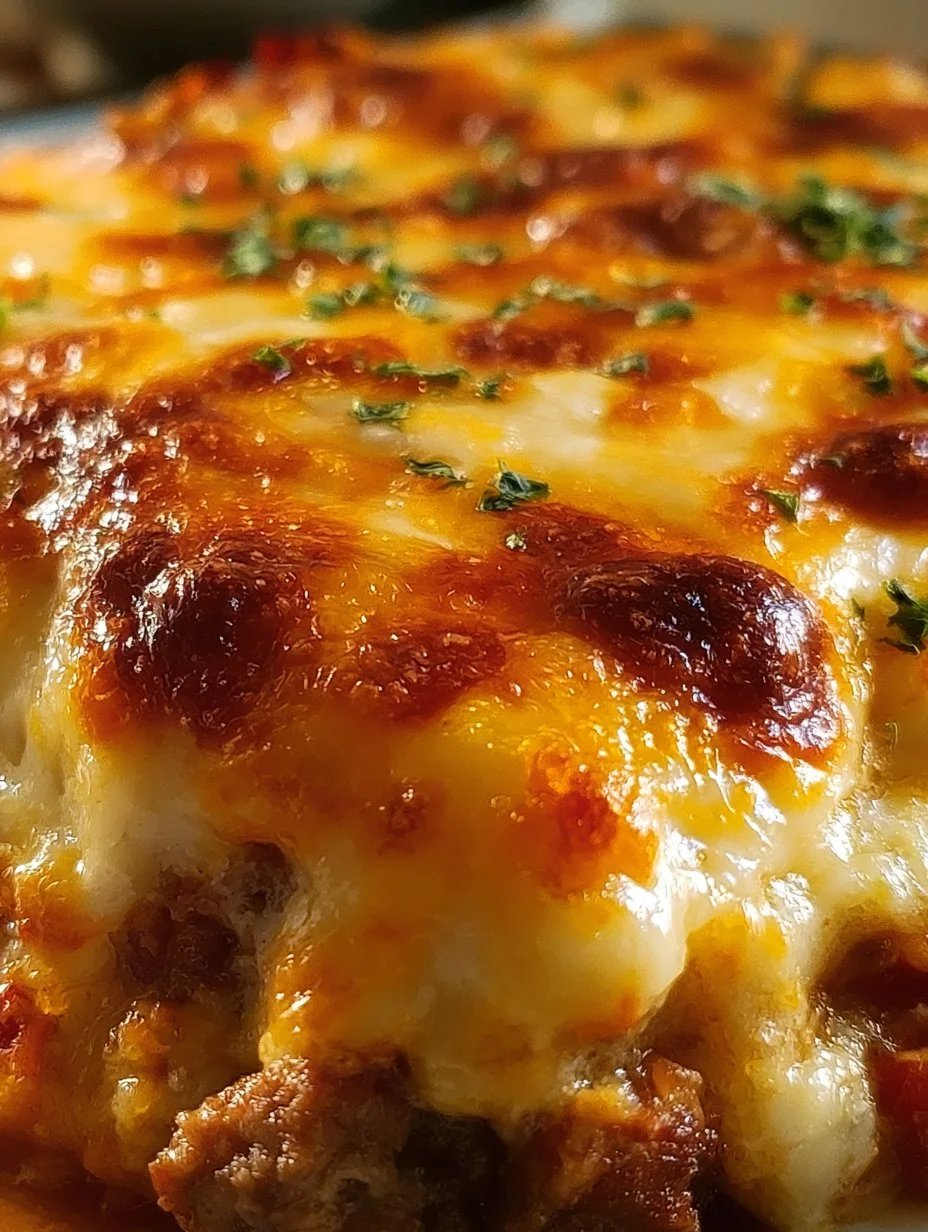 Cazuela de hamburguesa Cheddar Bay fácil y rápida