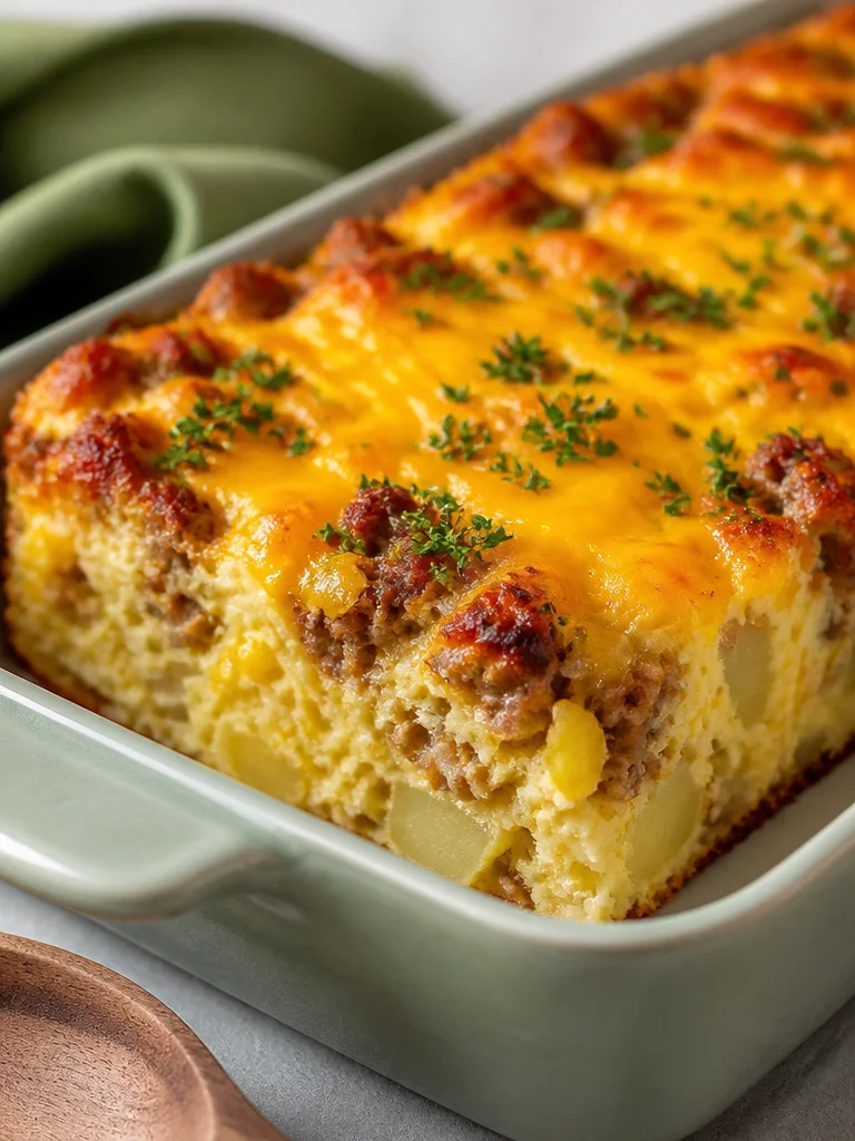 Cazuela de huevos al horno