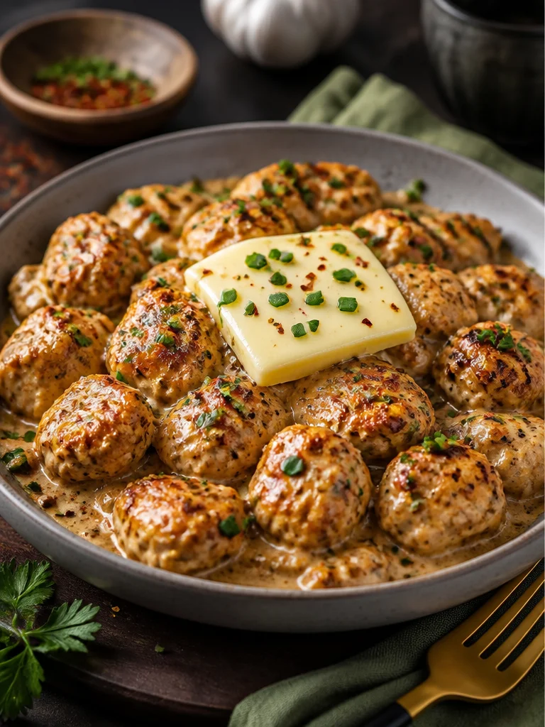Plato de pollo y brócoli con pasta en forma de pajarita y mantequilla picante