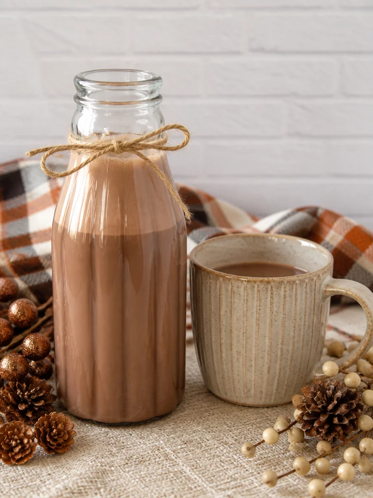 Crema de café con sabor a menta en un latte perfecto.